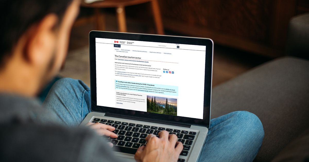 Staff working with clients